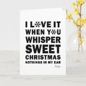 Whisper Sweet Nothings Holiday Christmas Card カード (黄色い花)