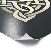 Whispered Clover Knotwork Garden フォトプリント (角)