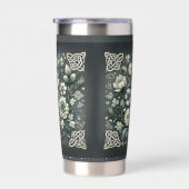 Whispered Clover Knotwork Garden 保温保冷タンブラー (右面)