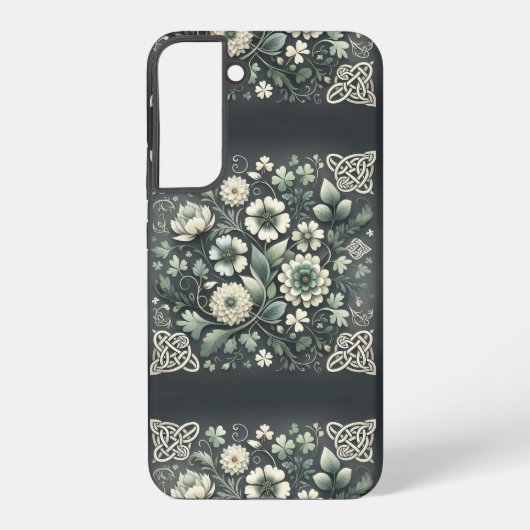 Whispered Clover Knotwork Garden Samsung Galaxyケース (裏面)