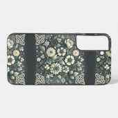Whispered Clover Knotwork Garden Samsung Galaxyケース (裏面横)