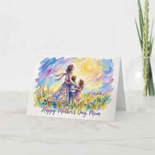 Whispered Wisdom Mother's Day Card カード (正面)