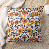 Whispering Blooms 20x20 Throw Pillow クッション (ブランケット)