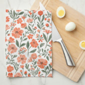 Whispering blossoms of grace キッチンタオル (四つ折り)