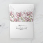 Whispering Magnolia Birthday Card カード (内部)
