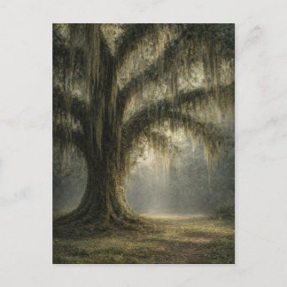 Whispering Oak | Nature Postcard | Moody Woodland  ポストカード