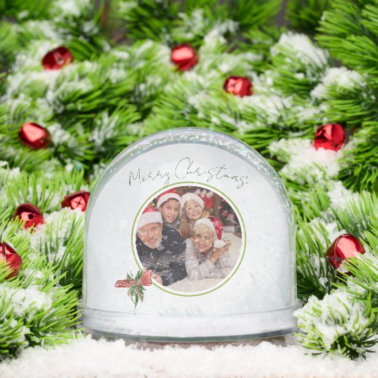 Whispering Pines Merry Christmas Family Photo Snow (クリスマス)