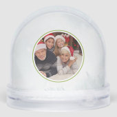 Whispering Pines Merry Christmas Family Photo Snow (裏面)