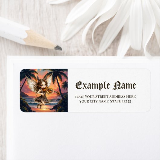 Whispering Strings of the Sunset Fairy. ラベル (インサイチュ)