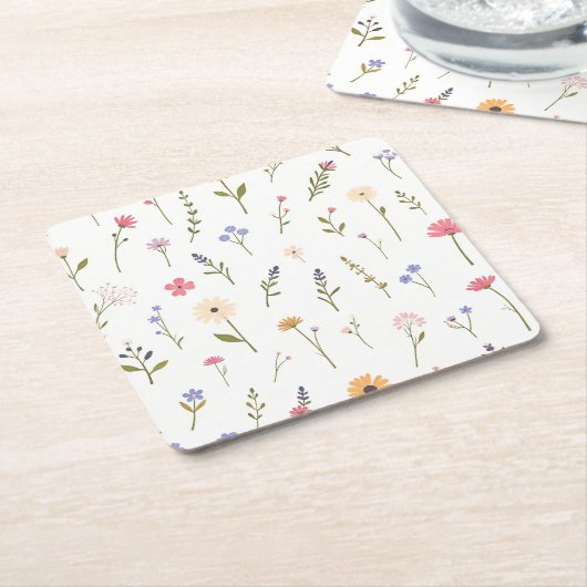 Whispering Wilds スクエアペーパーコースター (アングル)