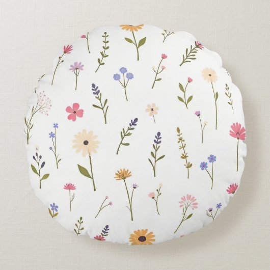 Whispering Wilds ラウンドクッション (正面)