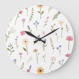 Whispering Wilds ラージ壁時計