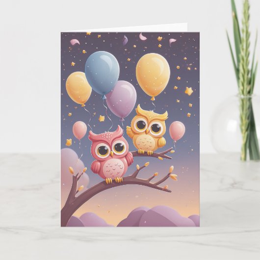 Whispering Wishes to an Owl カード (正面)