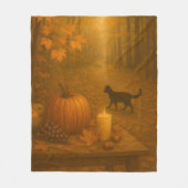 Whisperlight - Amber Forest Path フリースブランケット (正面)