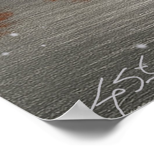 Whispers Beneath the Crimson Moon Landscape ポスター (角)