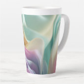 Whispers in Pastel Motion カフェラテマグ (右アングル)