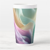 Whispers in Pastel Motion カフェラテマグ (正面)