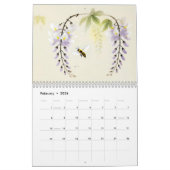 Whispers in the Garden – Insects & Flowers in Chin カレンダー (2月 2026)