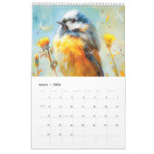 Whispers in the Hedgerow – Native Birds in Seasona カレンダー (3月 2026)