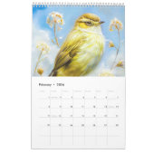 Whispers in the Hedgerow – Native Birds in Seasona カレンダー (2月 2026)