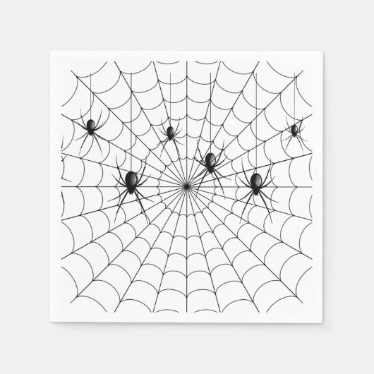 Whispers in the Web スタンダードカクテルナプキン (正面)