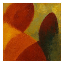 Whispers in the Web Square Color Block ポスター