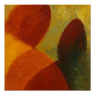 Whispers in the Web Square Color Block ポスター