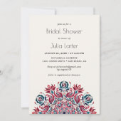 Whispers Lake Swan Lotus Mandala Bridal Shower 招待状 (正面)