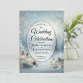 Whispers of a Winter Solstice Wedding 招待状 (スタンド正面)