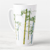 Whispers of Bamboo, Fractured Growth, Silent Stems カフェラテマグ (左アングル)