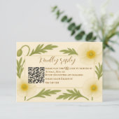 Whispers of Bloom QR Code RSVP Card (スタンド正面)