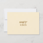 Whispers of Bloom QR Code RSVP Card (裏面)