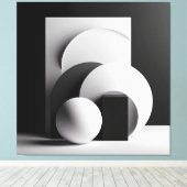 Whispers of Circular Light キャンバスプリント (インサイチュ (ウッドフロア))