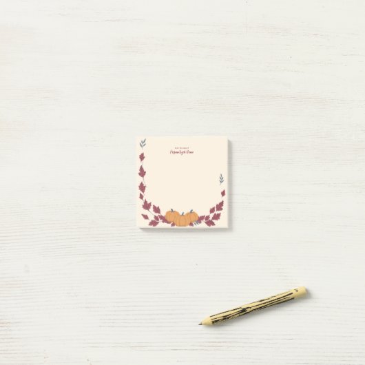 Whispers Of Fall ポストイット (デスク上)