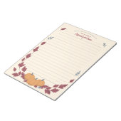 Whispers Of Fall Lined ノートパッド (アングル)