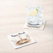 Whispers of Flame, Diwali スクエアペーパーコースター (インサイチュ)