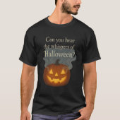 Whispers of Halloween Glowing Pumpkin Art Tシャツ (正面)