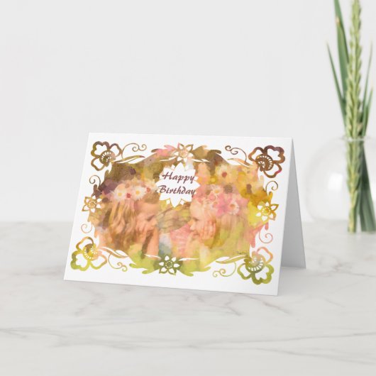 Whispers of Magic: Two Fairy Friends in a Garden カード (正面)