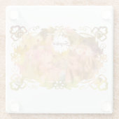 Whispers of Magic: Two Fairy Friends in a Garden ガラスコースター (裏面)