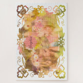 Whispers of Magic: Two Fairy Friends in a Garden ジグソーパズル (縦)