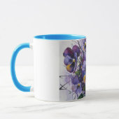 Whispers of Pansies-Ceramic Mug マグカップ (左)