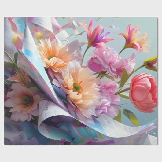 Whispers of Petals ラッピングペーパー (フラット)