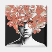 Whispers of Petals: A Dreamlike Tapestry マグネット (正面)