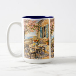 Whispers of Sage  Vintage Sealife   ツートーンマグカップ