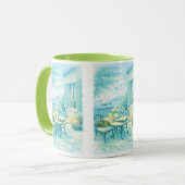 Whispers of Sage  Vintage Sealife   マグカップ (正面左)