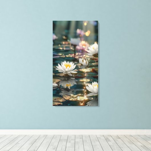 Whispers of Serenity キャンバスプリント (インサイチュ (ウッドフロア))