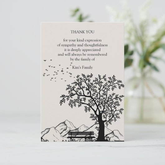 Whispers of Solitude サンキューカード (スタンド正面)