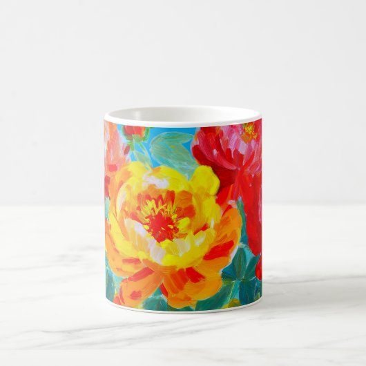 Whispers of Spring – Iris Bloom II Mug コーヒーマグカップ (中央)