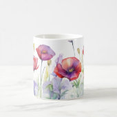 Whispers of Spring – Poppy Bloom Mug コーヒーマグカップ (中央)