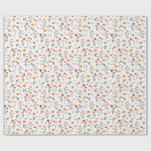 Whispers of Spring: Wildflower ラッピングペーパー (フラット)